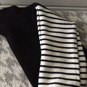 Cropped Sweater with Extra Long Sleeves